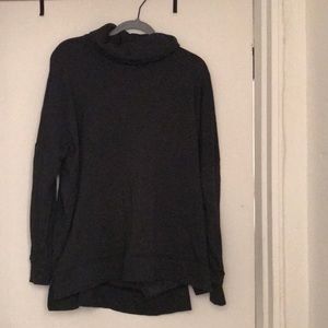 Dark Grey Long Sleeve Turtleneck